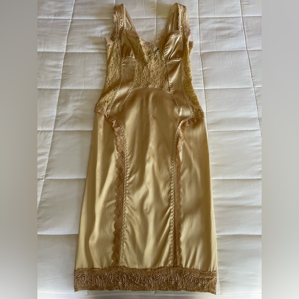 Dolce & Gabbana fitted satin dress